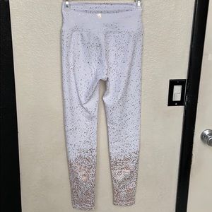Buffbunny rose leggings. Rose gold white